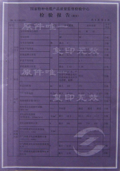 檢驗(yàn)報(bào)告